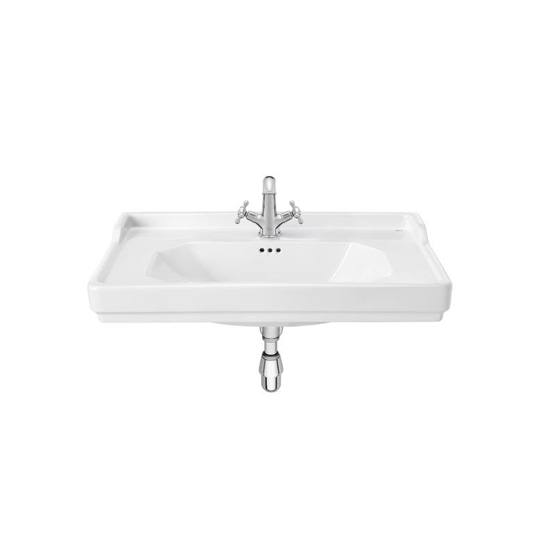 Lavabo mural con un orificio