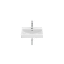 Vasque compacte murale Fineceramic® - Blanc brillant