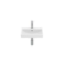 Vasque compacte murale Fineceramic® - Blanc mat