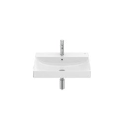 Lavabo de Fineceramic® mural - Blanco brillo