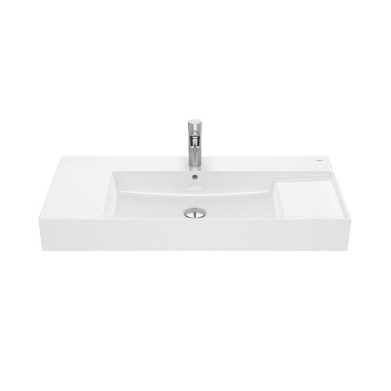 Lavabo de Fineceramic® mural - Blanco