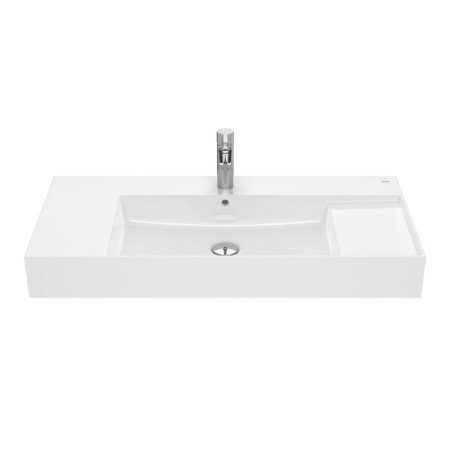 Lavabo de Fineceramic® mural - Blanco