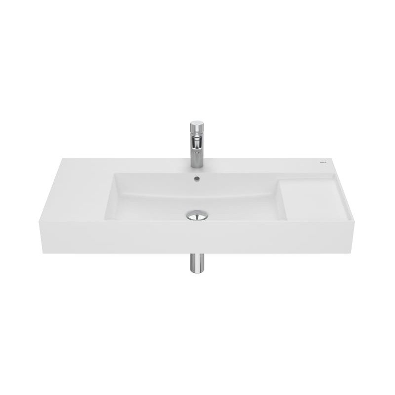 Lavabo de Fineceramic® mural - Blanco mate