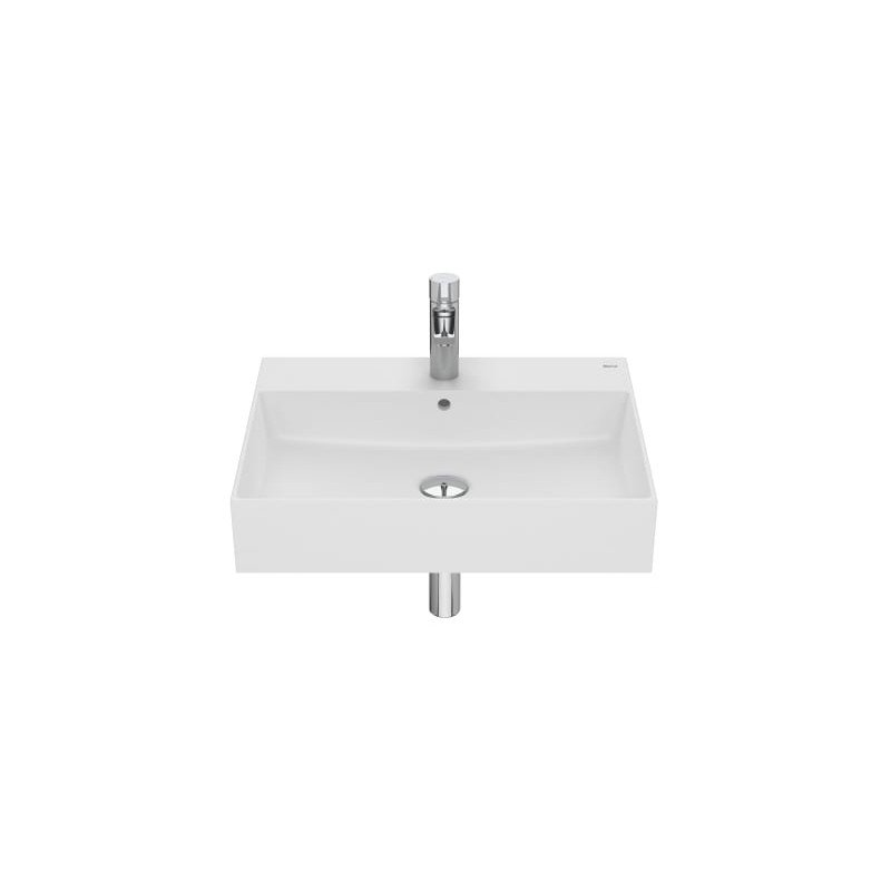 Lavabo de Fineceramic® mural - Blanco mate