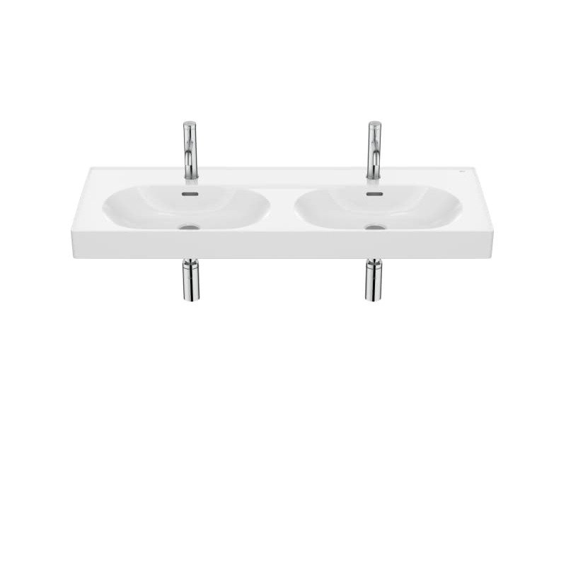 Vasque double murale Fineceramic® - Blanc